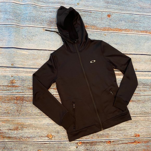 oakley zip up hoodie